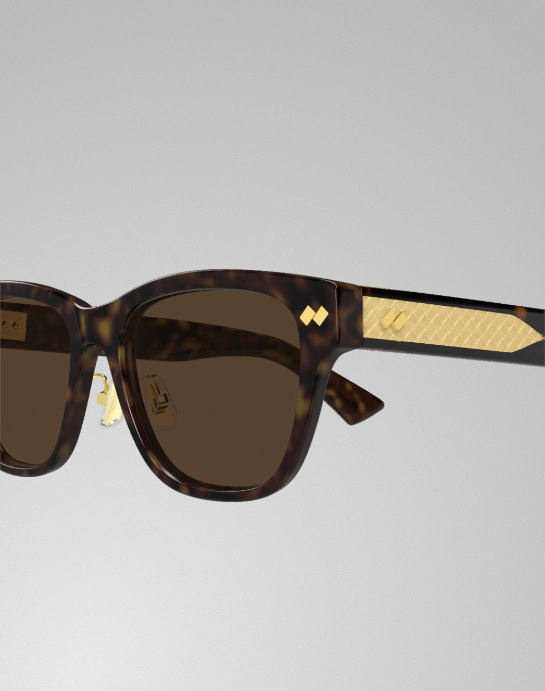 Bottega Veneta BV1402SK-006 – Lunettes de soleil havane (XL)