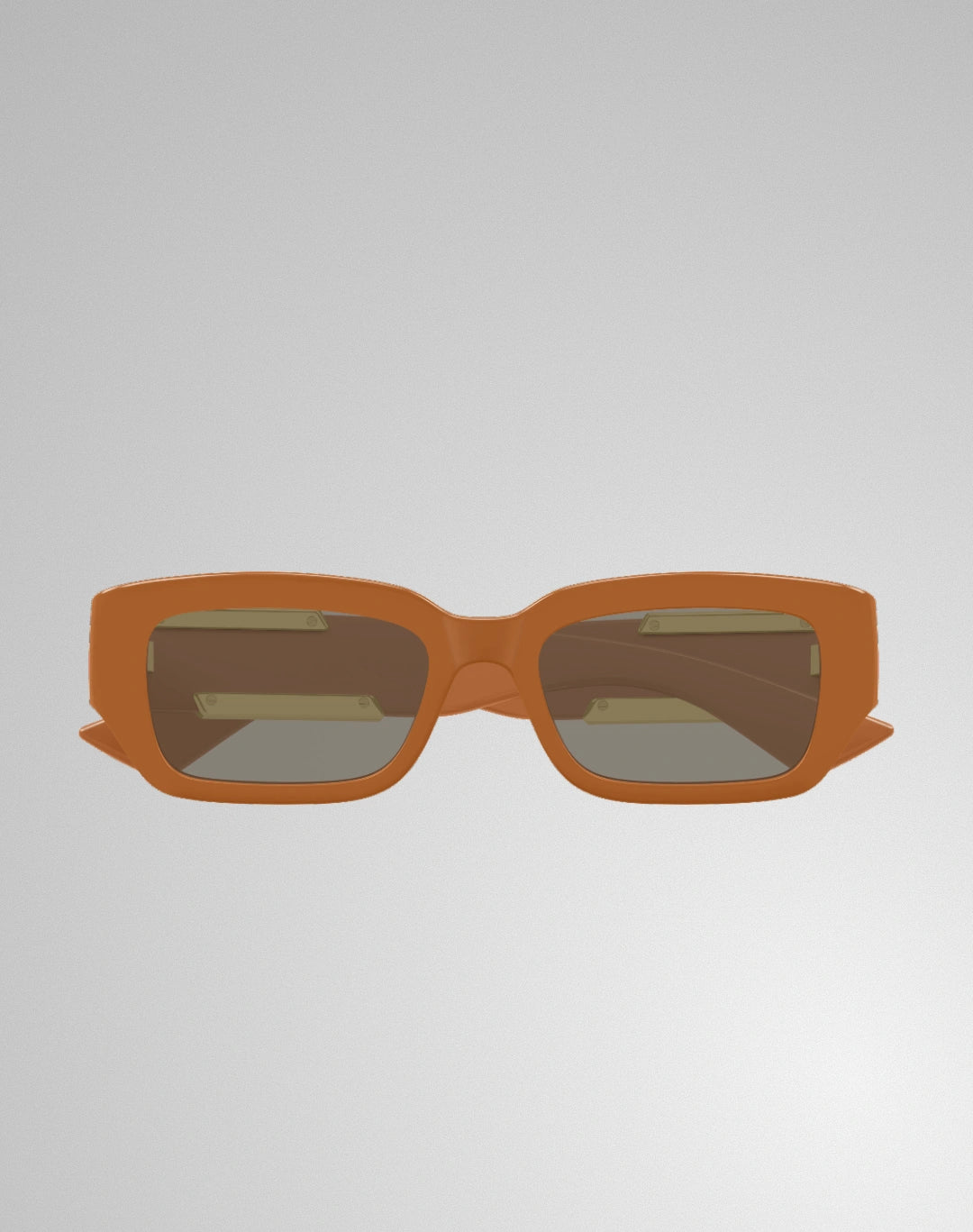 Bottega Veneta BV1406S-004 – Lunettes de soleil rectangulaire brun (M)