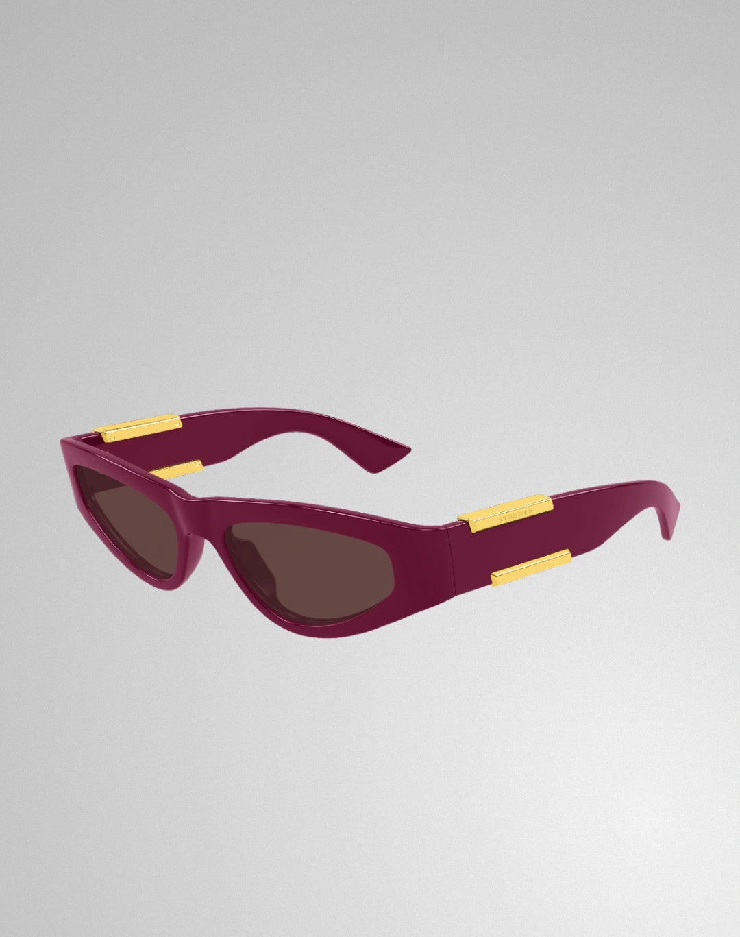 Bottega Veneta BV1407S-004 – Lunettes de soleil œil de chat rouge (M)