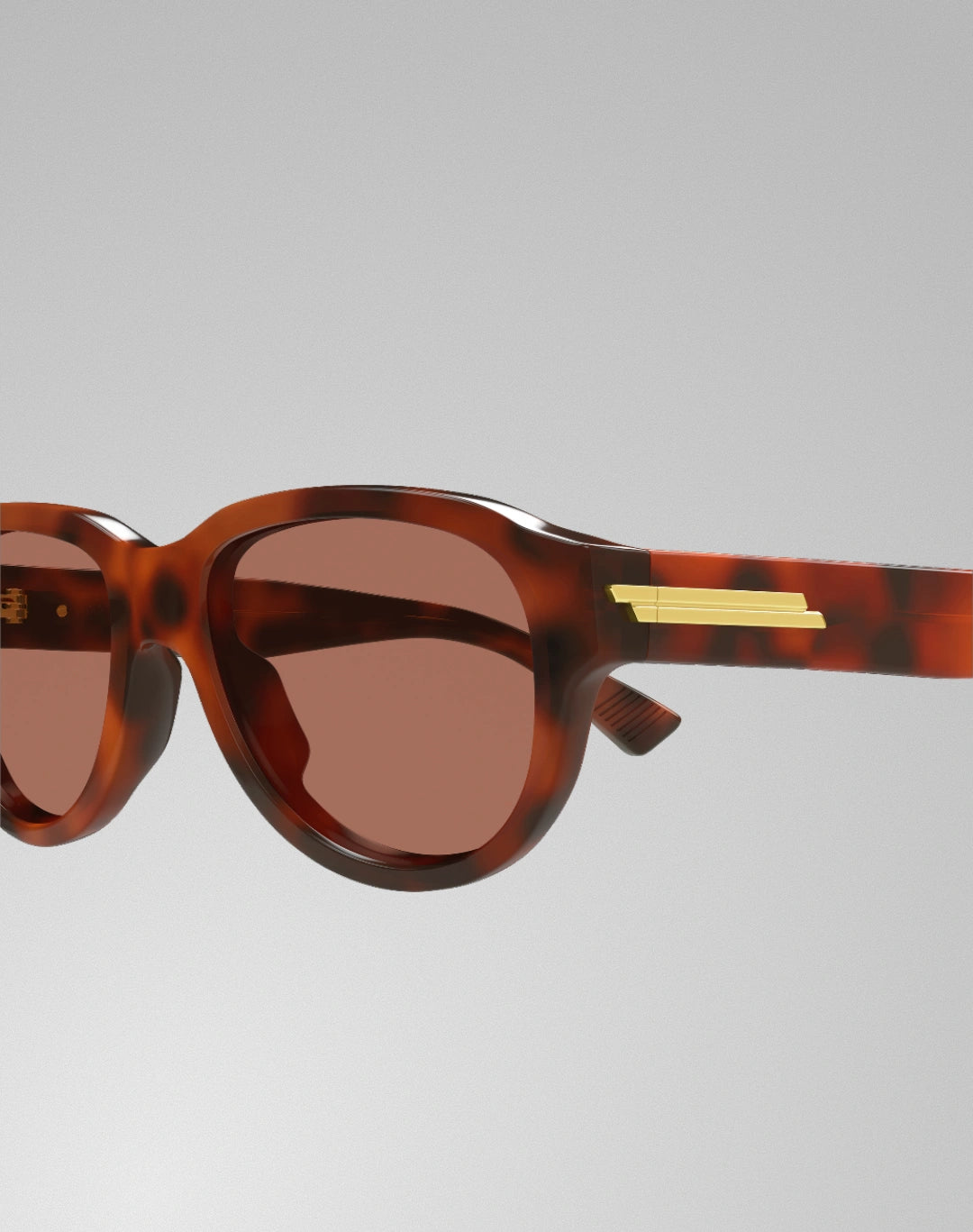 Bottega Veneta BV1410S-002 – Lunettes de soleil pilote havane (M)