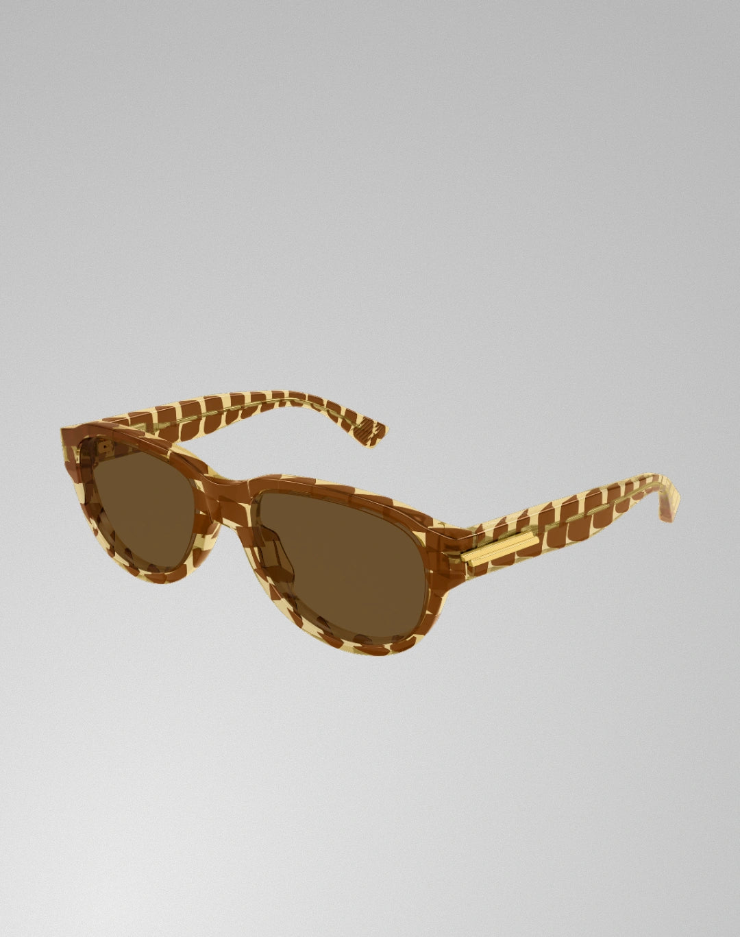 Bottega Veneta BV1410S-004 – Lunettes de soleil pilote brun (M)