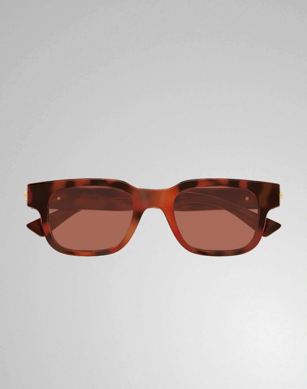 Bottega Veneta BV1411S-002 – Lunettes de soleil rectangulaire havane (M)