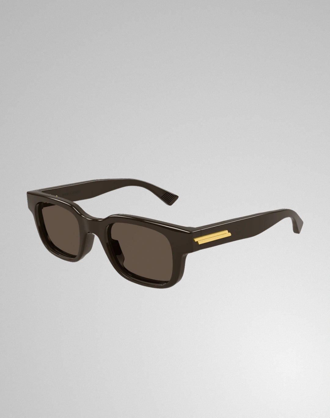 Bottega Veneta BV1411S-003 – Lunettes de soleil rectangulaire brun (M)