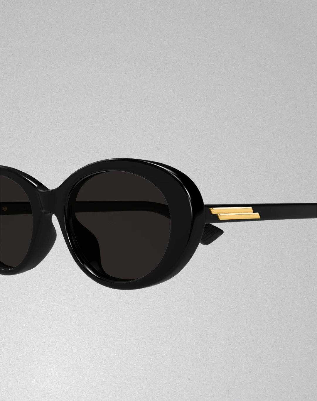 Bottega Veneta BV1415SK-001 – Lunettes de soleil ovale noir (M)