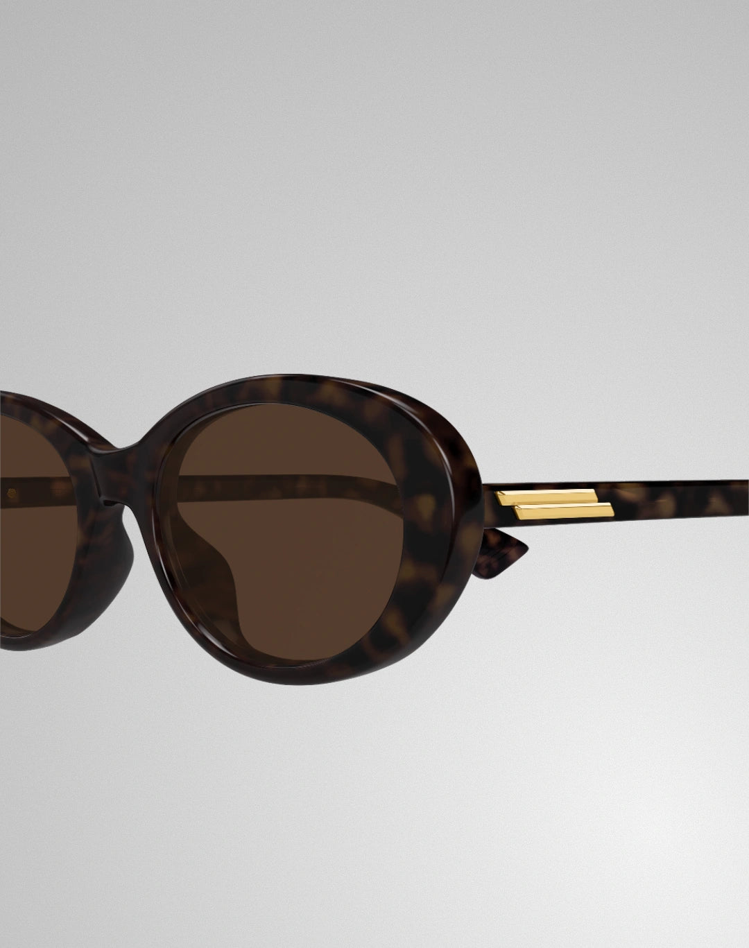 Bottega Veneta BV1415SK-002 – Lunettes de soleil ovale havane (M)