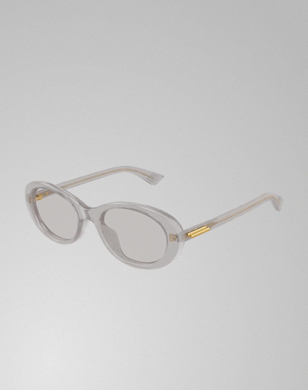 Bottega Veneta BV1415SK-003 – Lunettes de soleil ovale gris (M)