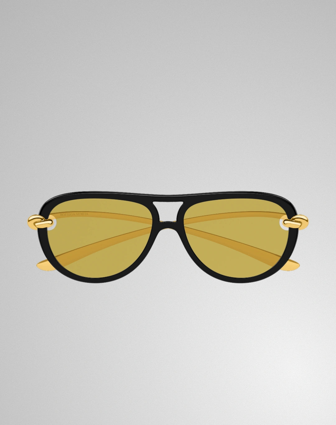 Bottega Veneta BV1418S-001 – Lunettes de soleil Aviateur noir (XL)