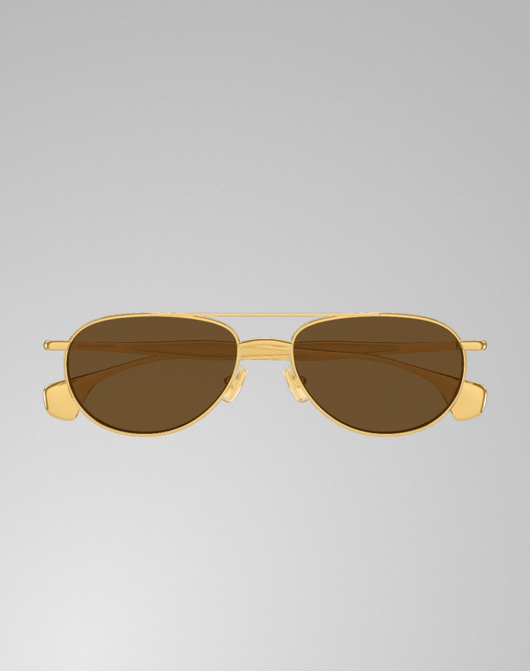 Bottega Veneta BV1419S-001 – Lunettes de soleil Aviateur or (XL)