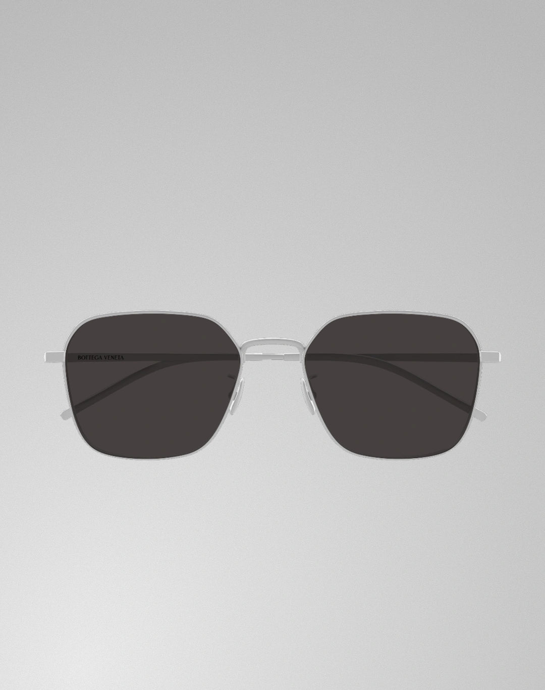Bottega Veneta BV1422SA-002 – Lunettes de soleil Carrée argent (L)