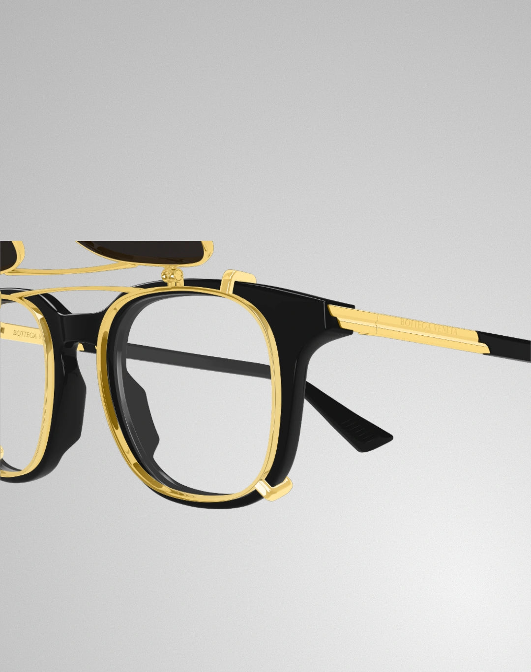 Bottega Veneta BV1429S-001 – Lunettes de soleil Rectangulaire noir (M)