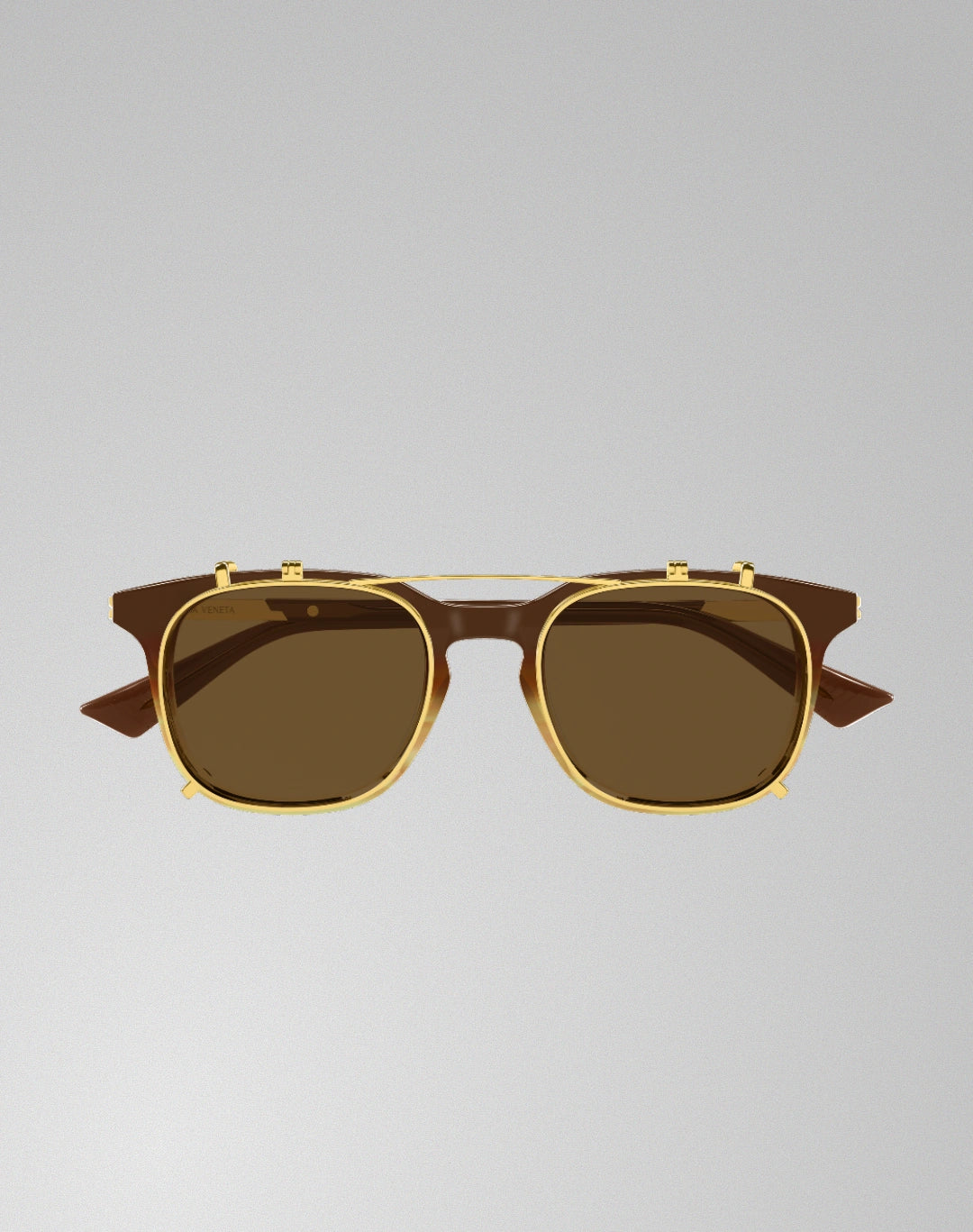 Bottega Veneta BV1429S-002 – Lunettes de soleil Rectangulaire brun (M)