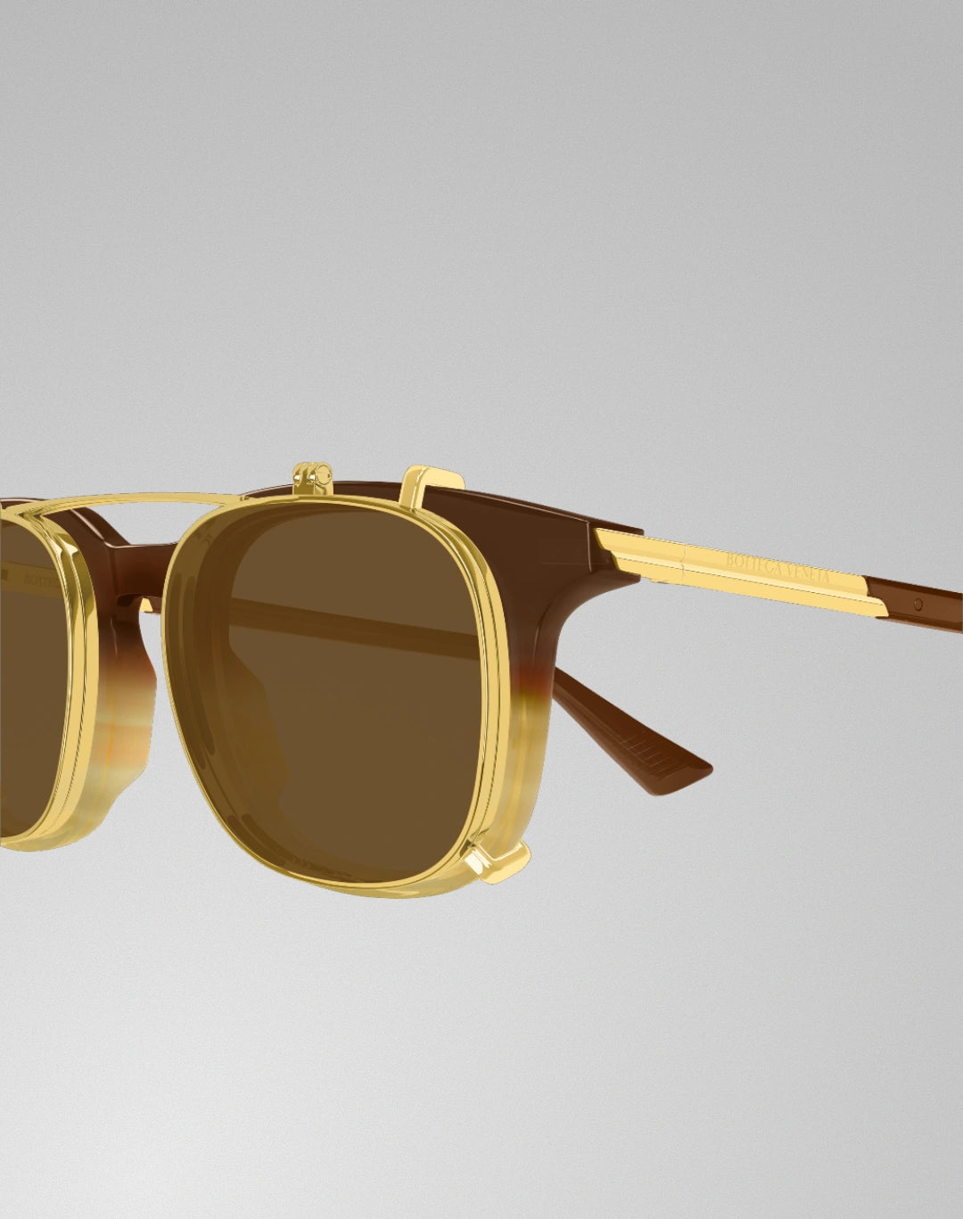 Bottega Veneta BV1429S-002 – Lunettes de soleil Rectangulaire brun (M)