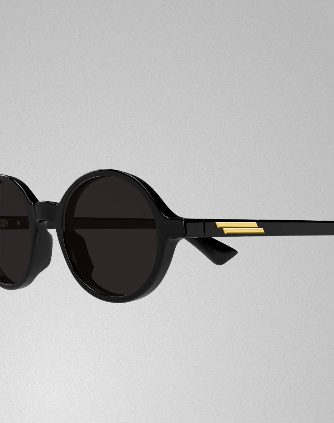 Bottega Veneta BV1430S-001 – Lunettes de soleil ronde noir (S)