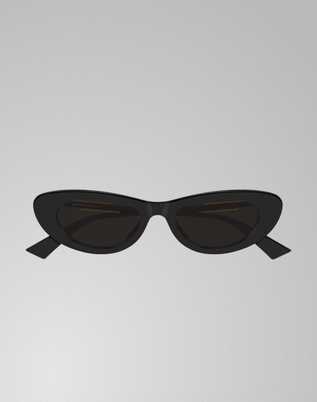 Bottega Veneta BV1447S-001 – Lunettes de soleil ovale noir (S)