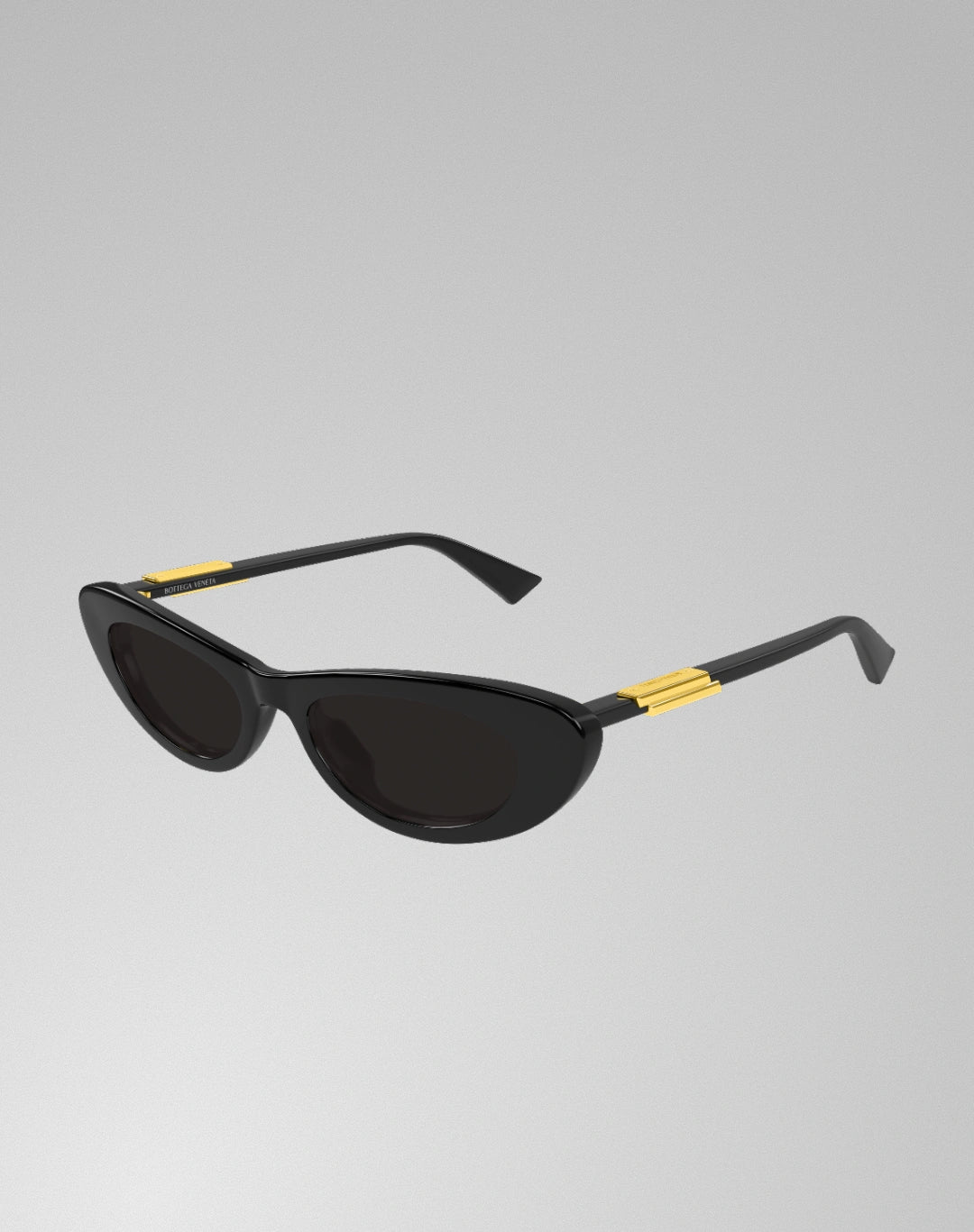 Bottega Veneta BV1447S-001 – Lunettes de soleil ovale noir (S)