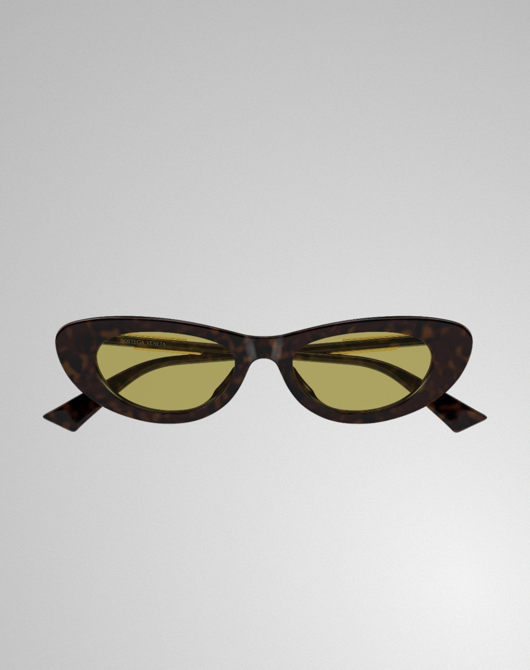 Bottega Veneta BV1447S-002 – Lunettes de soleil ovale havane (S)