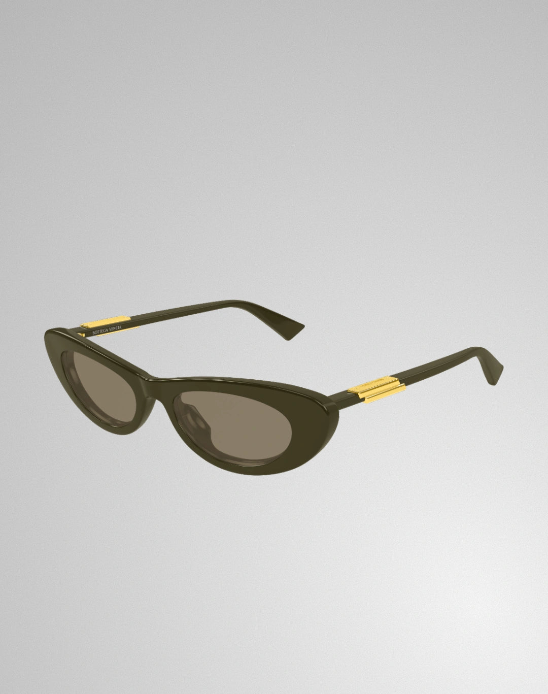 Bottega Veneta BV1447S-005 – Lunettes de soleil ovale vert (S)
