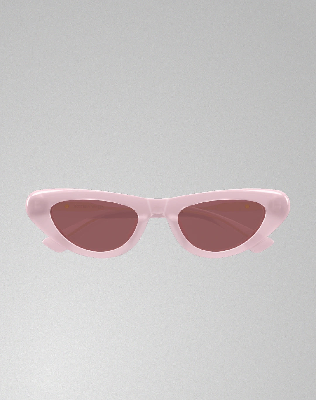 Bottega Veneta BV1450S-004 – Lunettes de soleil œil de chat rose (M)