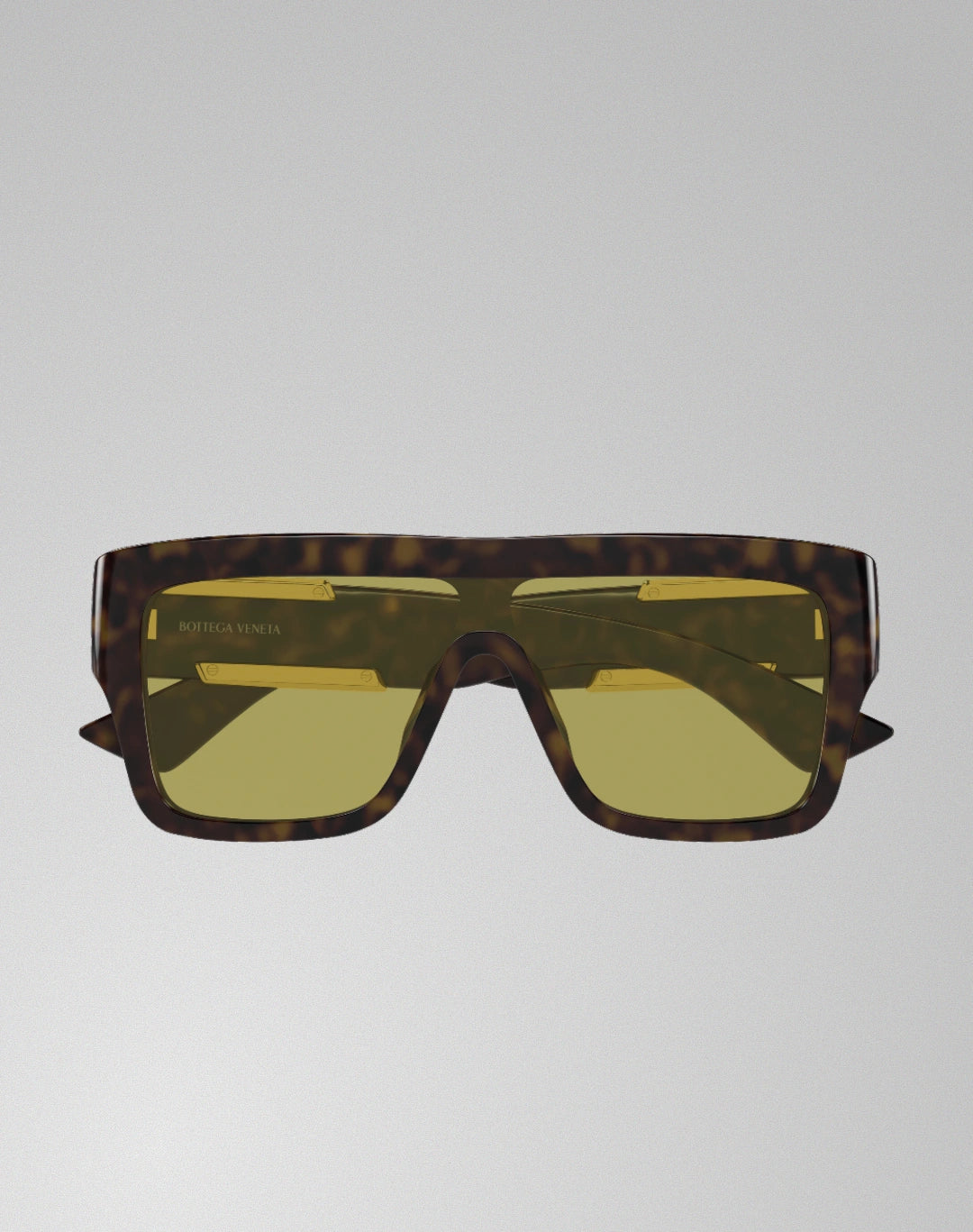 Bottega Veneta BV1451S-002 – Lunettes de soleil masque havane (M)