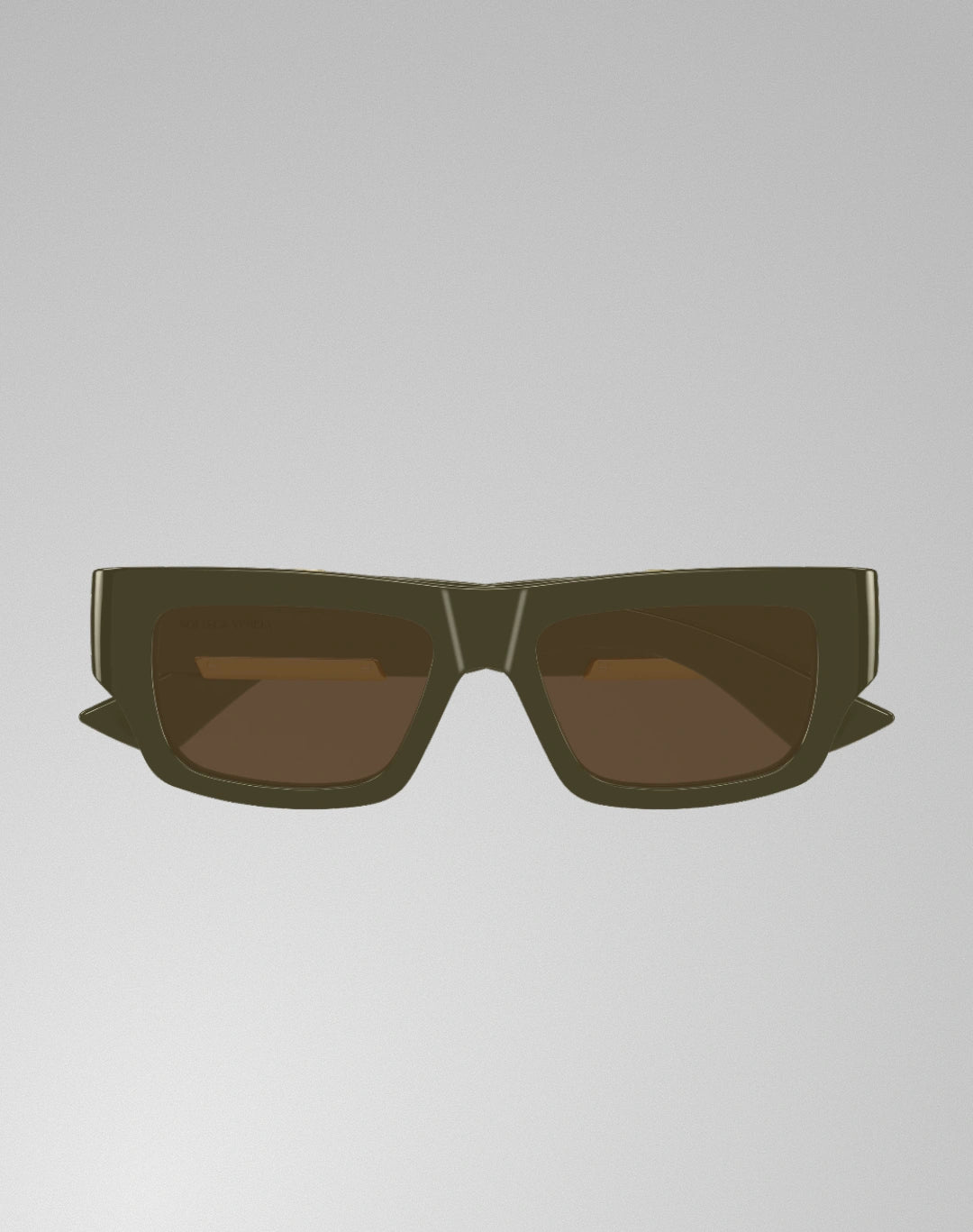 Bottega Veneta BV1452S-003 – Lunettes de soleil rectangulaire vert (M)