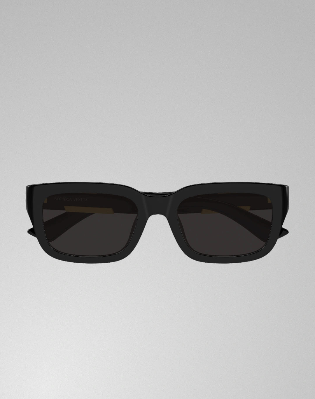 Bottega Veneta BV1453SA-001 – Lunettes de soleil rectangulaire noir (M)