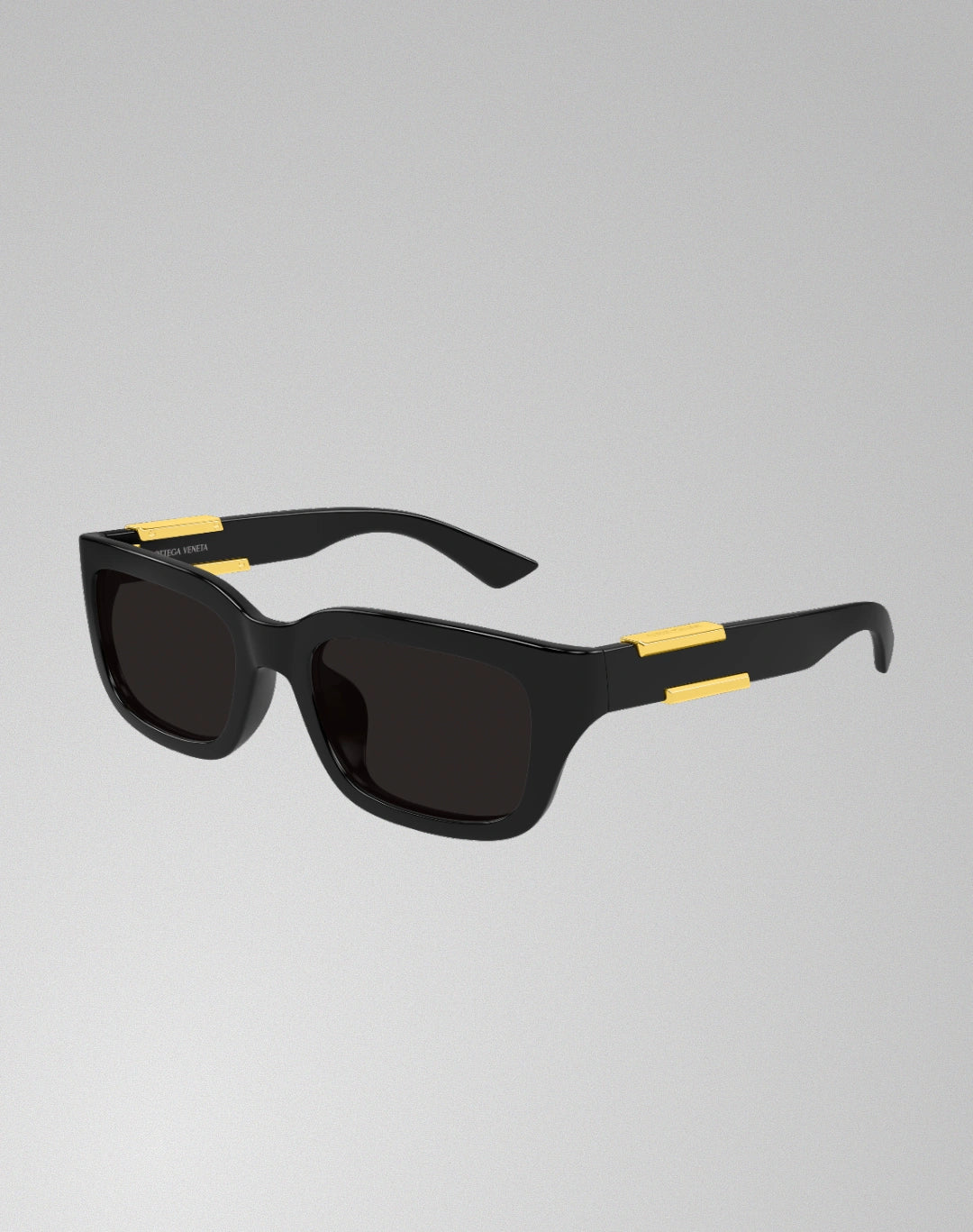 Bottega Veneta BV1453SA-001 – Lunettes de soleil rectangulaire noir (M)