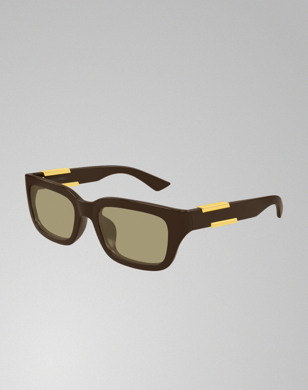 Bottega Veneta BV1453SA-004 – Lunettes de soleil rectangulaire brun (M)