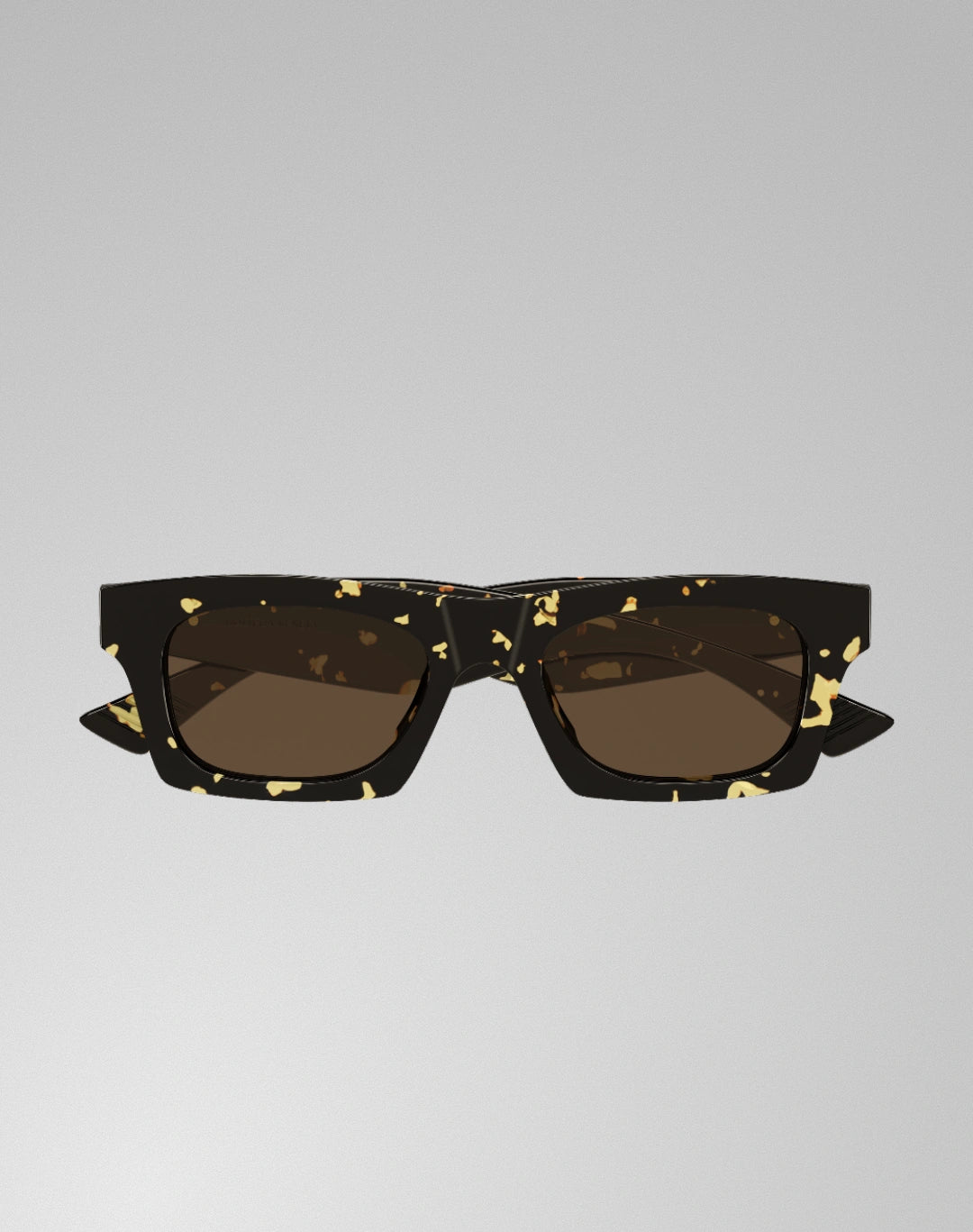 Bottega Veneta BV1457S-002 – Lunettes de soleil rectangulaire havane (M)