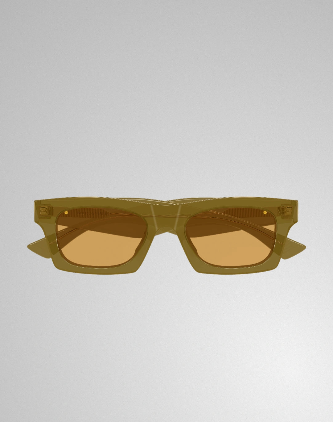 Bottega Veneta BV1457S-005 – Lunettes de soleil rectangulaire brun (M)