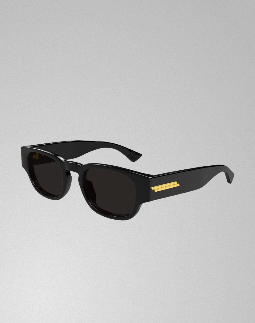 Bottega Veneta BV1460S-001 – Lunettes de soleil rectangulaire noir (M)