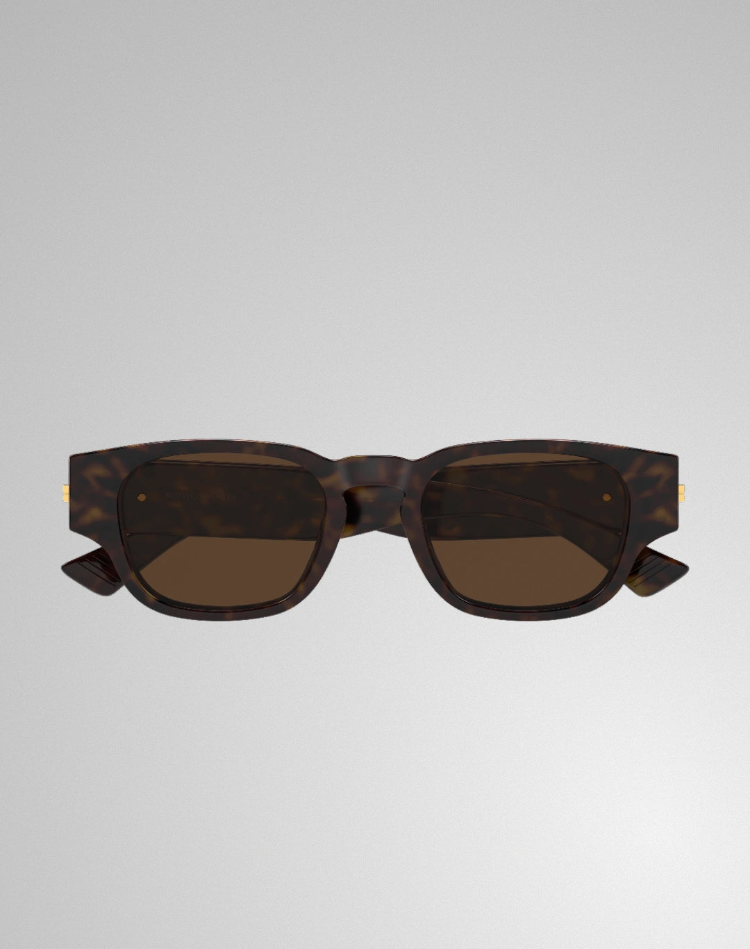 Bottega Veneta BV1460S-002 – Lunettes de soleil rectangulaire havane (M)