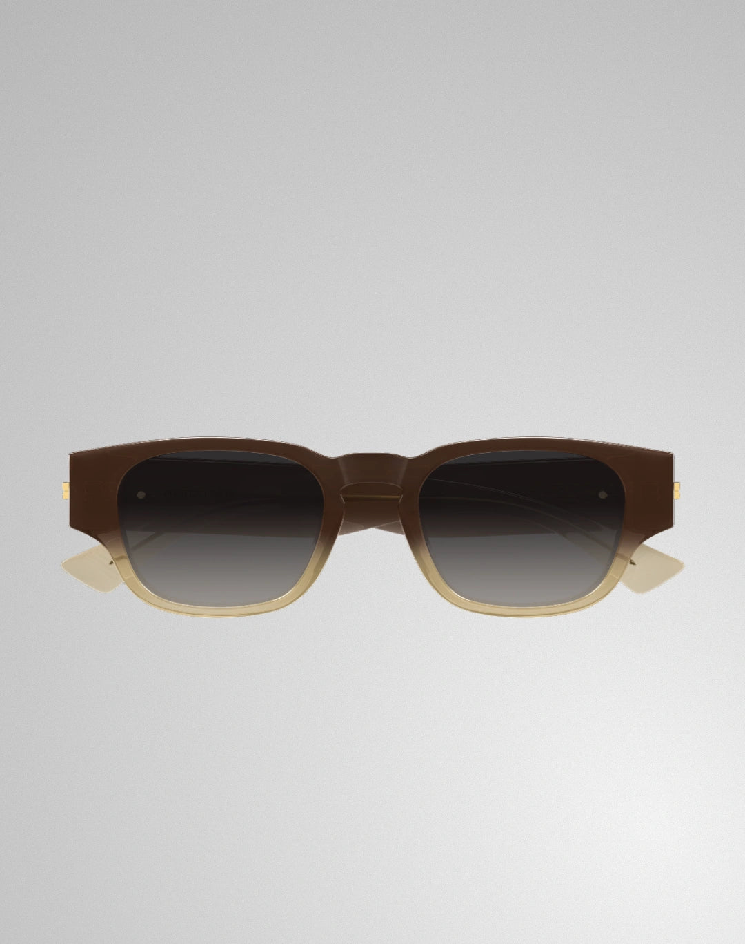 Bottega Veneta BV1460S-003 – Lunettes de soleil rectangulaire brun (M)