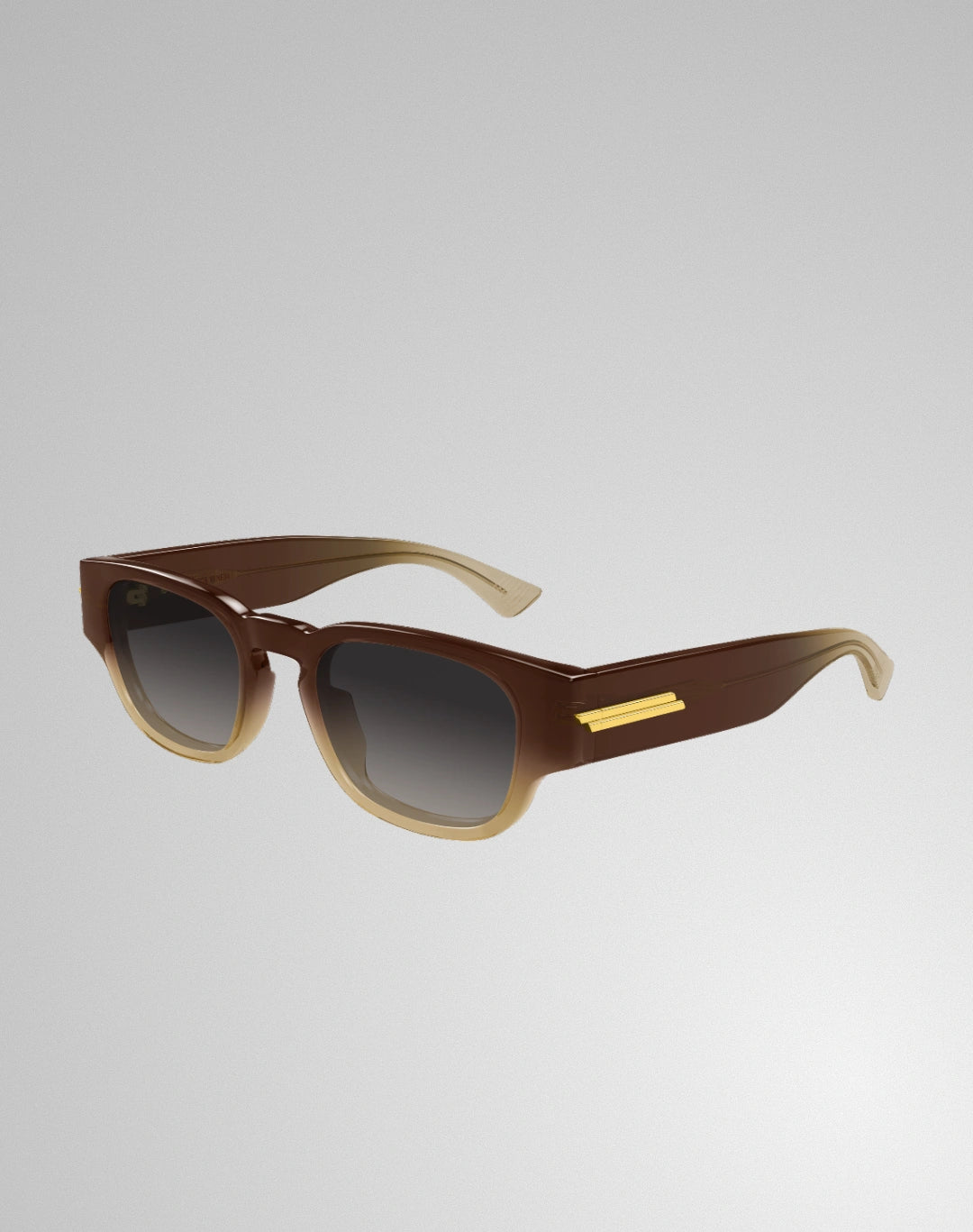 Bottega Veneta BV1460S-003 – Lunettes de soleil rectangulaire brun (M)