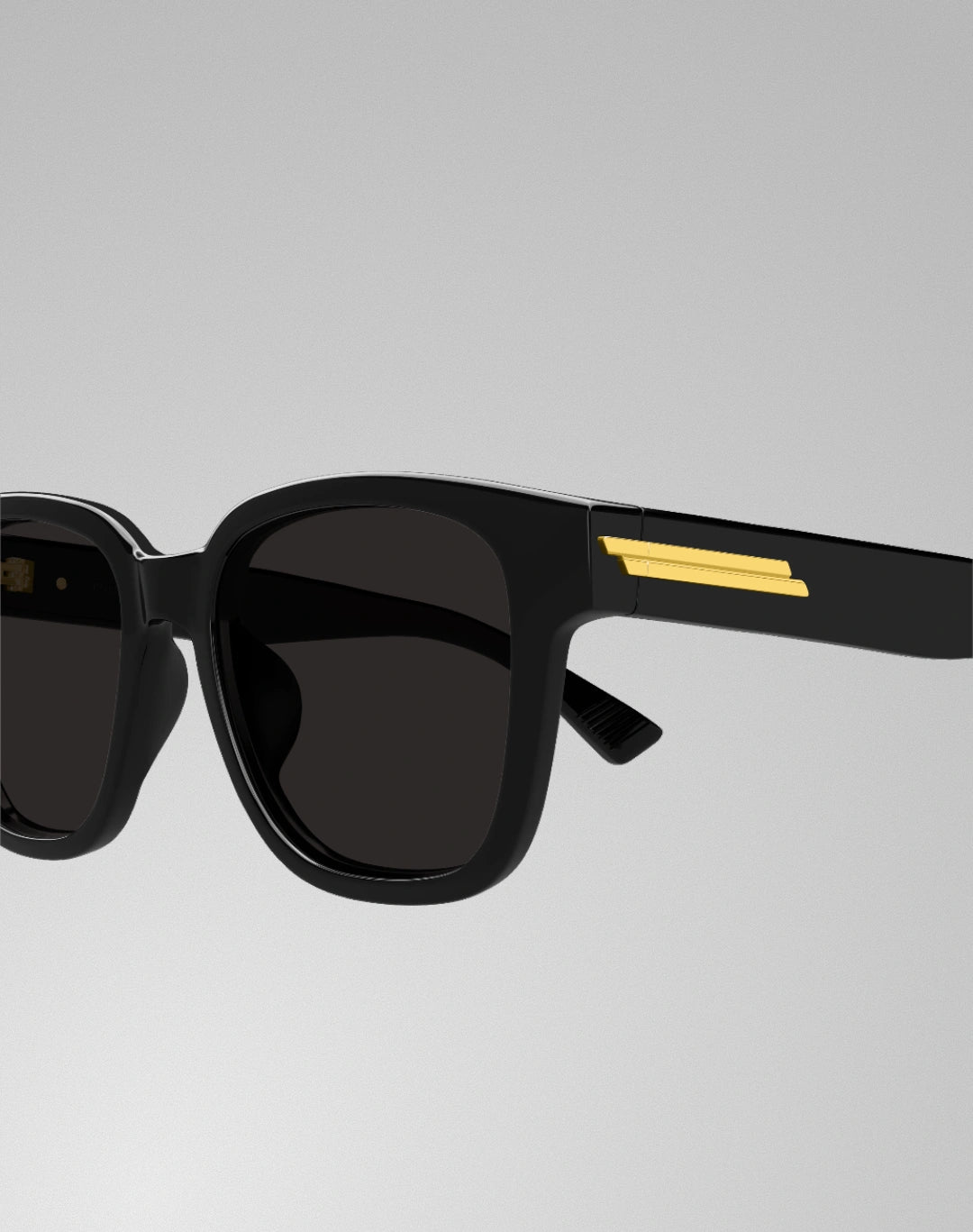 Bottega Veneta BV1461SK-001 – Lunettes de soleil oversize noir (L)