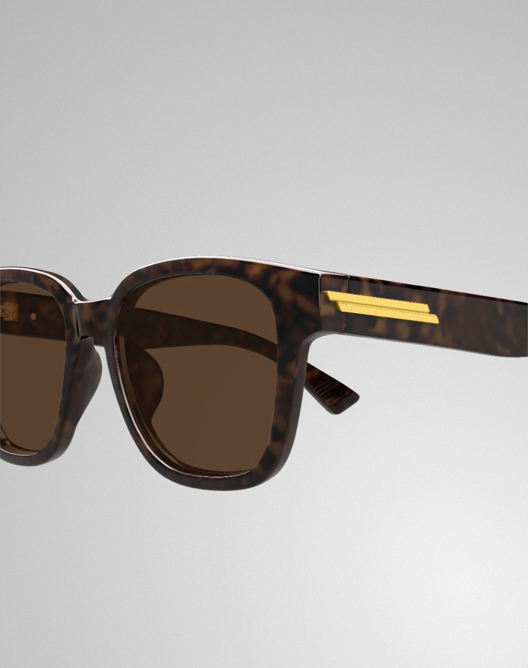 Bottega Veneta BV1461SK-002 – Lunettes de soleil oversize havane (L)