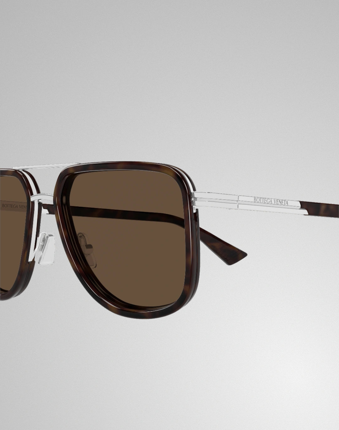 Bottega Veneta BV1463S-002 – Lunettes de soleil caravane havane (XL)