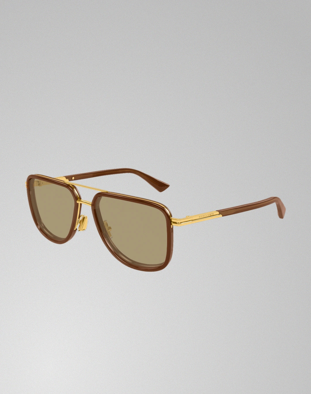 Bottega Veneta BV1463S-003 – Lunettes de soleil caravane brun (XL)