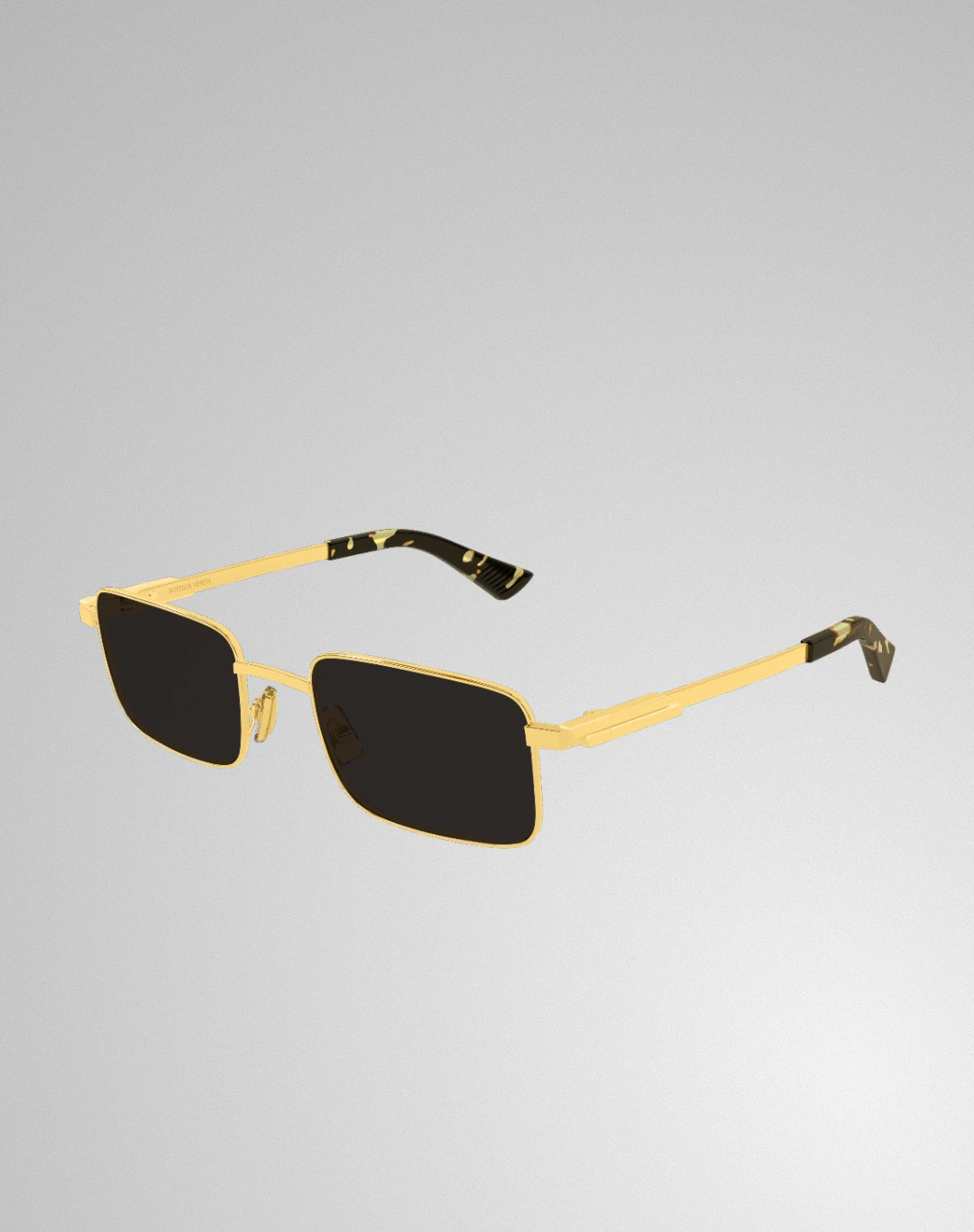 Bottega Veneta BV1469S-001 – Lunettes de soleil rectangulaire or (L)