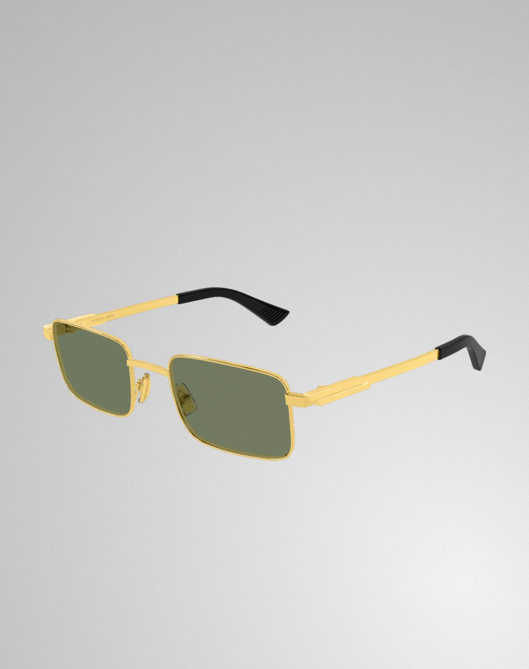 Bottega Veneta BV1469S-004 – Lunettes de soleil rectangulaire or (L)