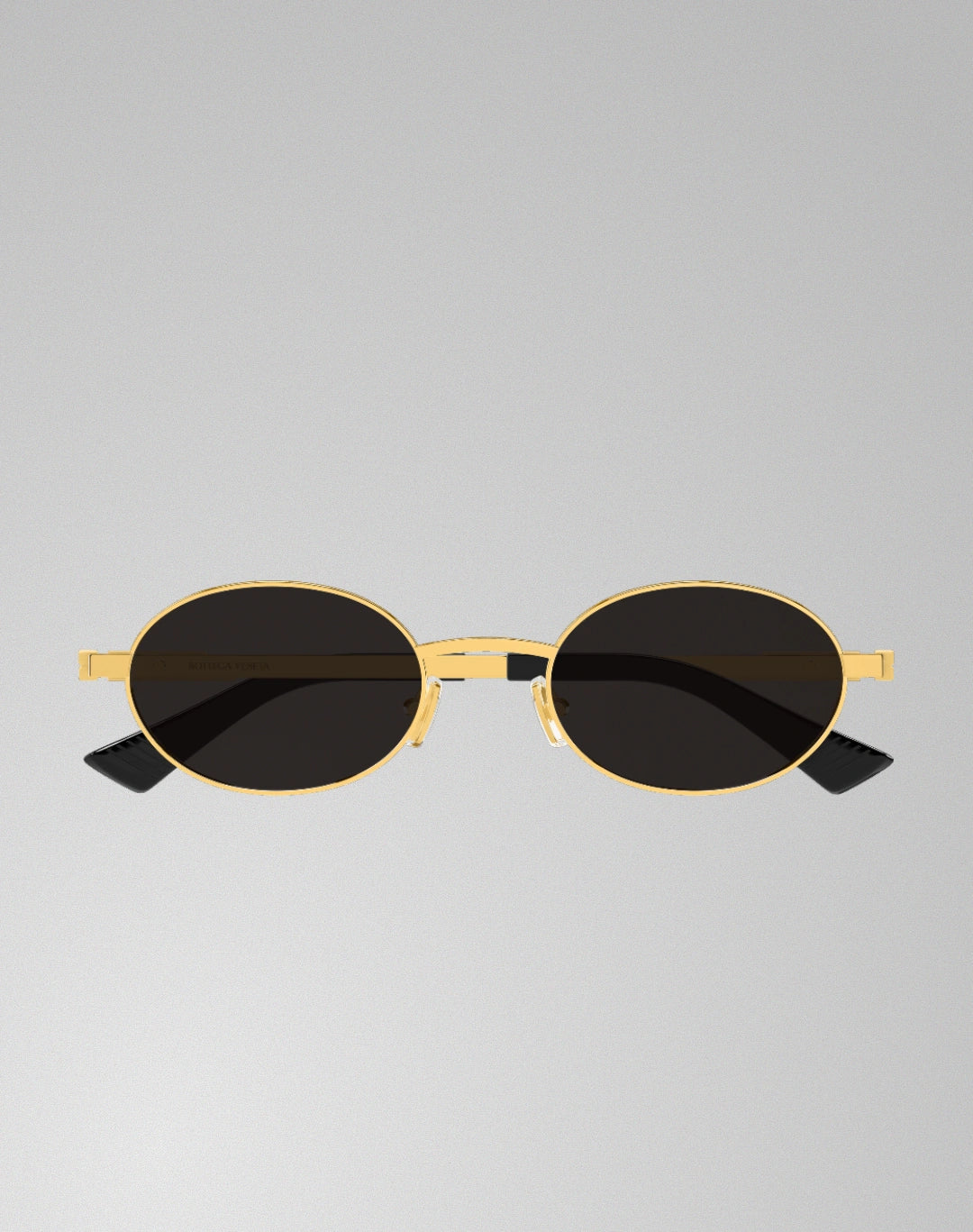 Bottega Veneta BV1470S-001 – Lunettes de soleil ovale or (M)