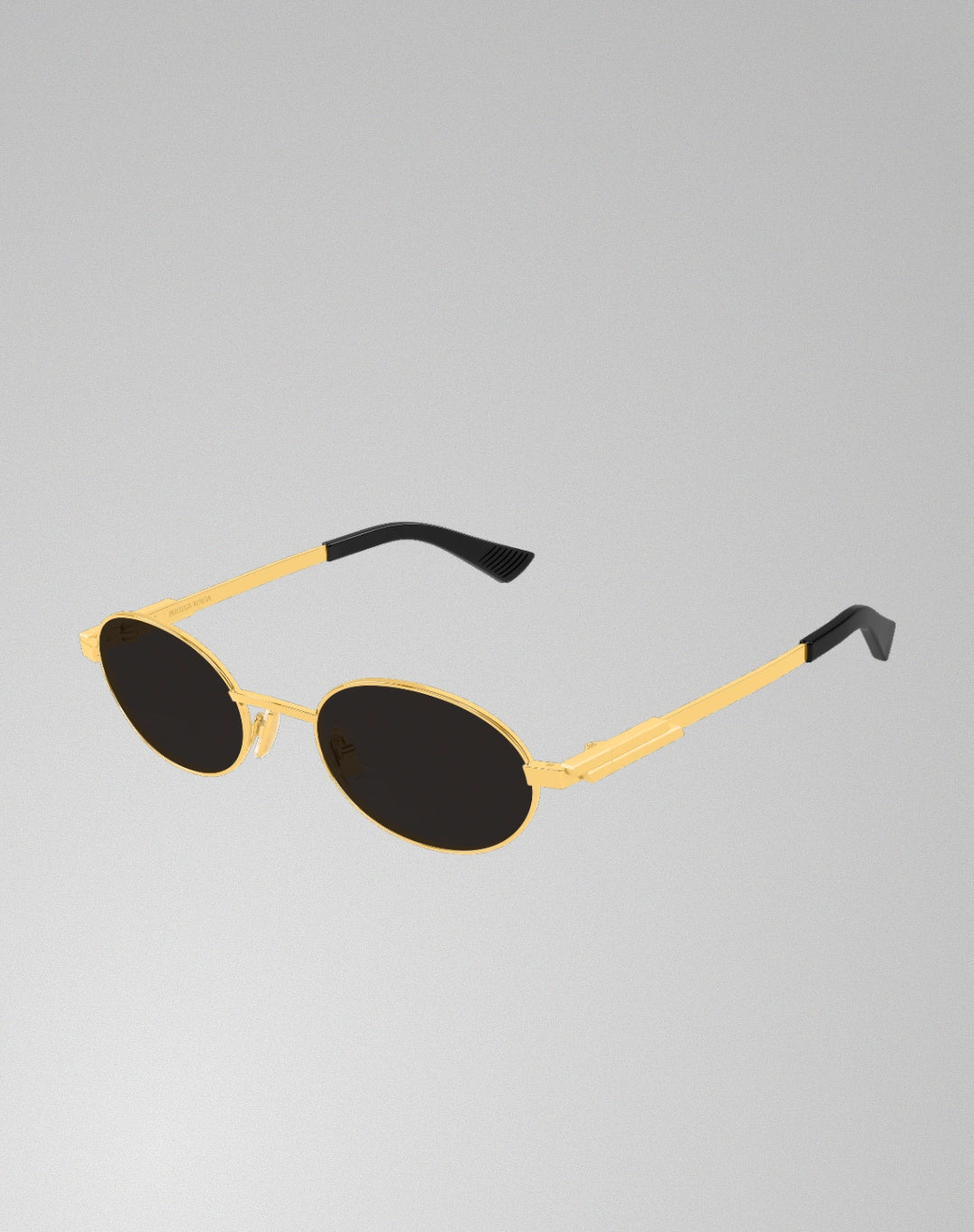 Bottega Veneta BV1470S-001 – Lunettes de soleil ovale or (M)