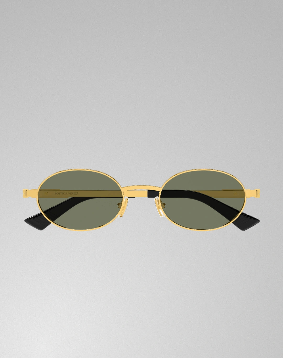 Bottega Veneta BV1470S-004 – Lunettes de soleil ovale or (M)