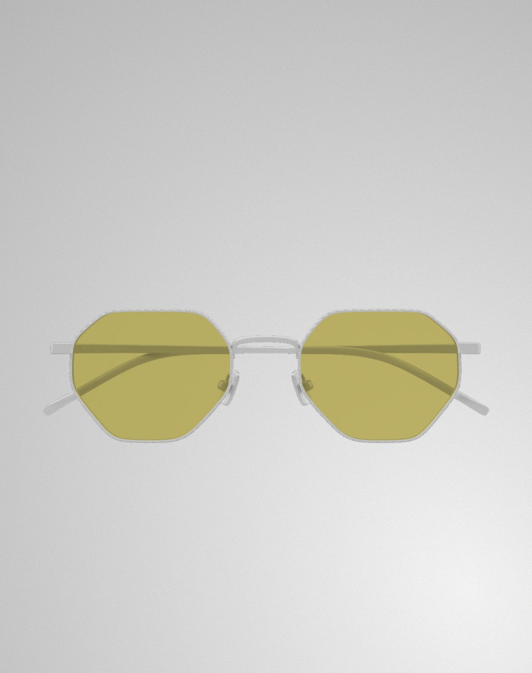 Bottega Veneta BV1471S-002 – Lunettes de soleil géométrique argent (M)