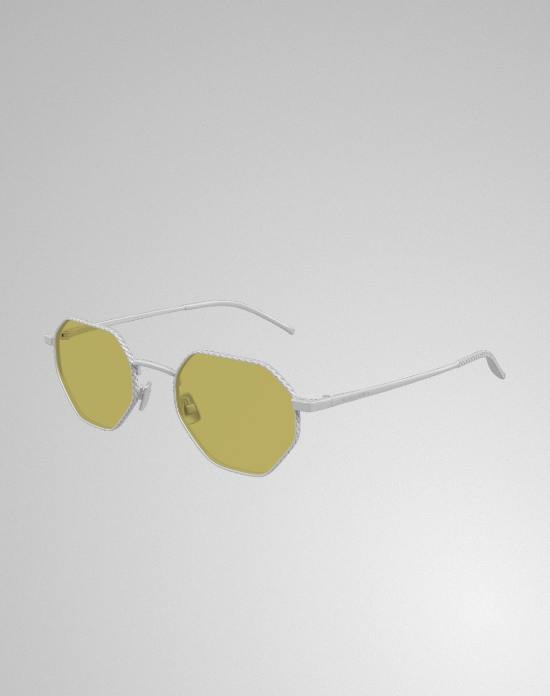 Bottega Veneta BV1471S-002 – Lunettes de soleil géométrique argent (M)