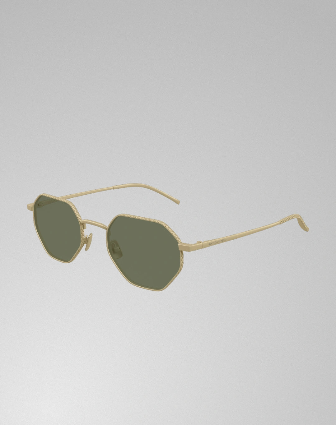 Bottega Veneta BV1471S-003 – Lunettes de soleil géométrique bronze (M)