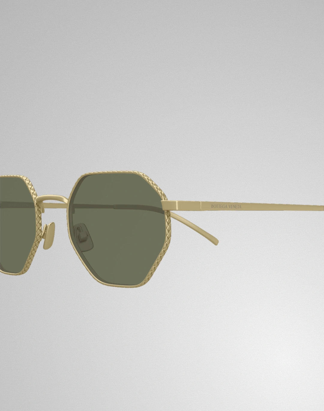 Bottega Veneta BV1471S-003 – Lunettes de soleil géométrique bronze (M)