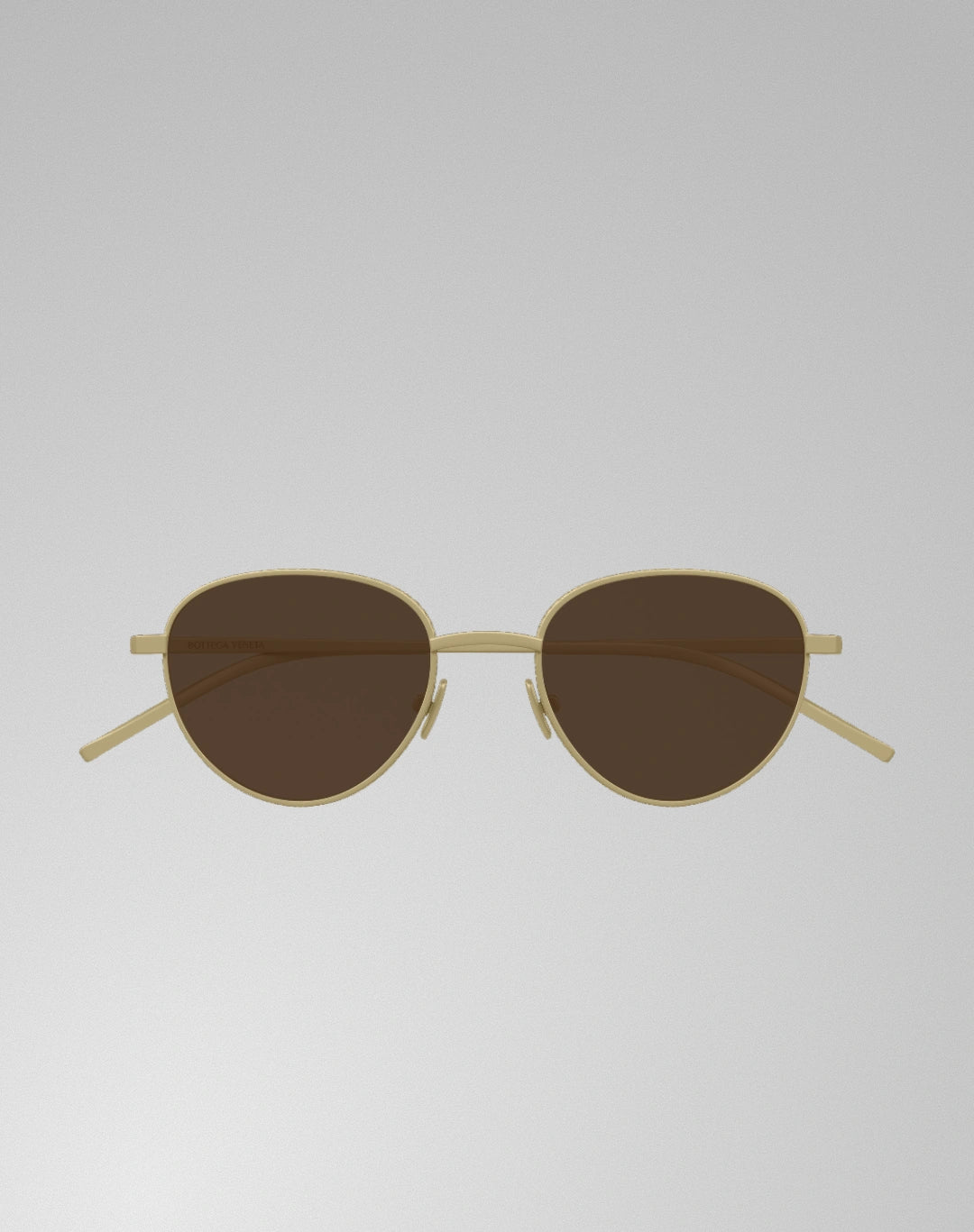 Bottega Veneta BV1966S-001 – Lunettes de soleil pantos bronze (S)