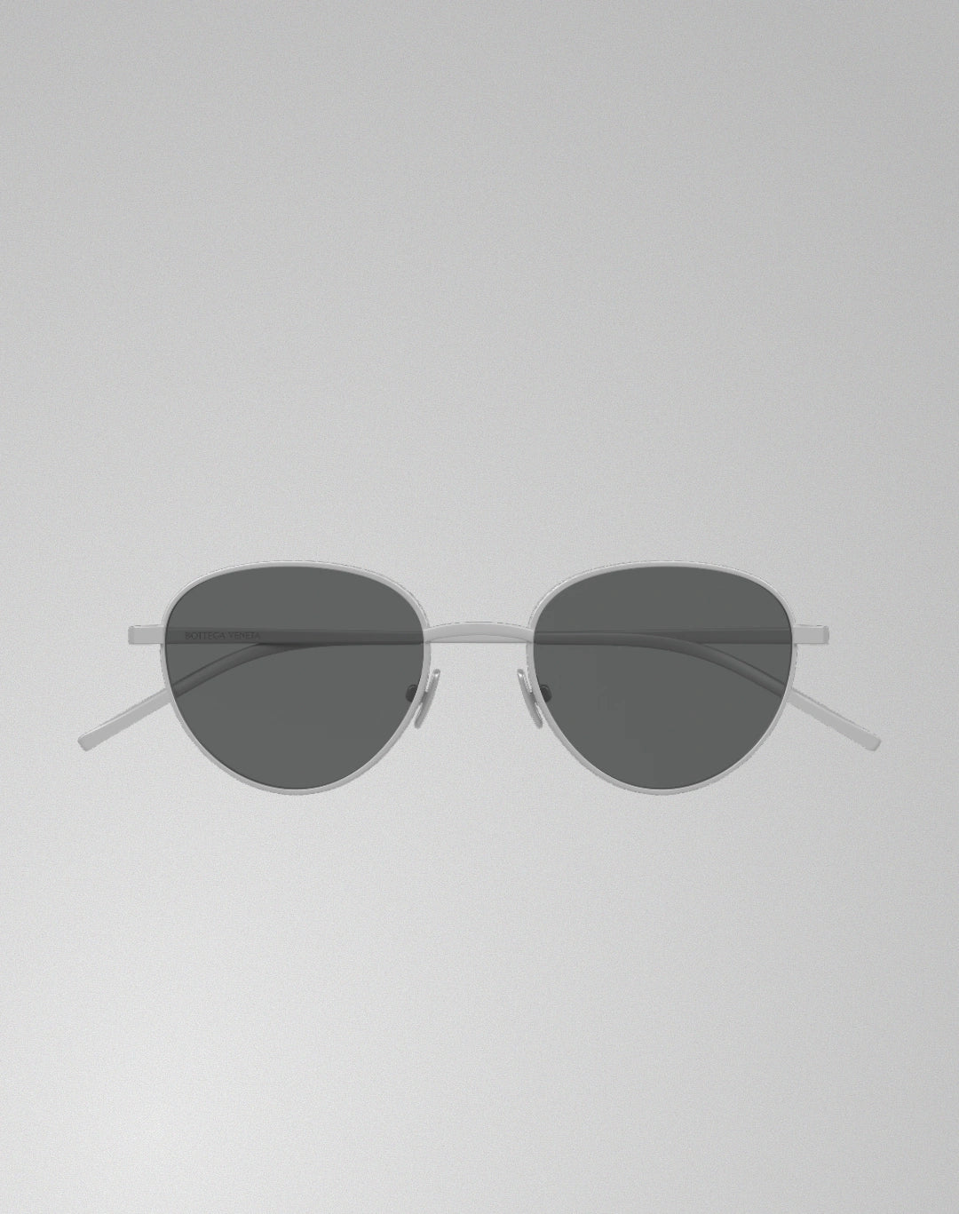 Bottega Veneta BV1966S-004 – Lunettes de soleil pantos argent (S)