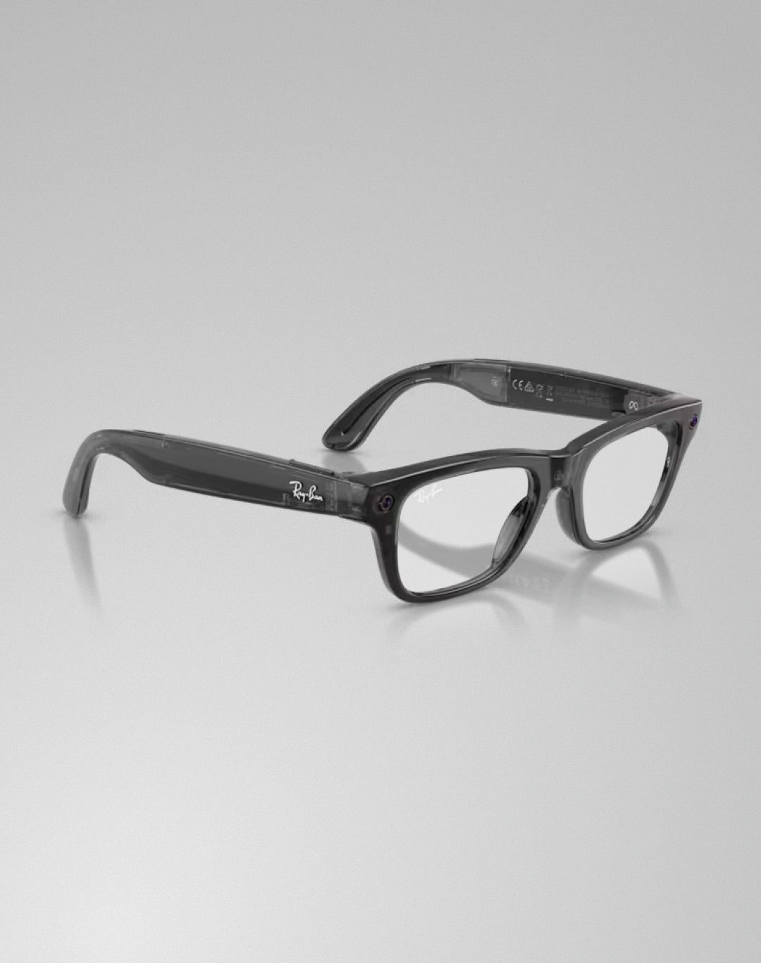 Ray-Ban Blayzer Optics 0RW7001 8526 – Lunettes de vue rectangulaires transparent noir