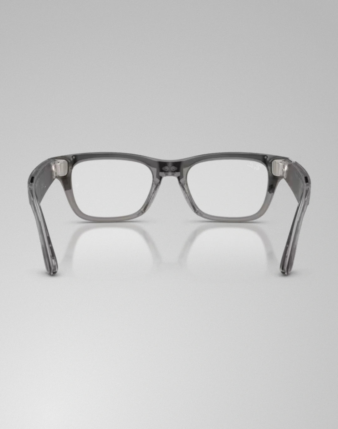 Ray-Ban Blayzer Optics 0RW7001 8529 – Lunettes de vue rectangulaires gris glacé transparent